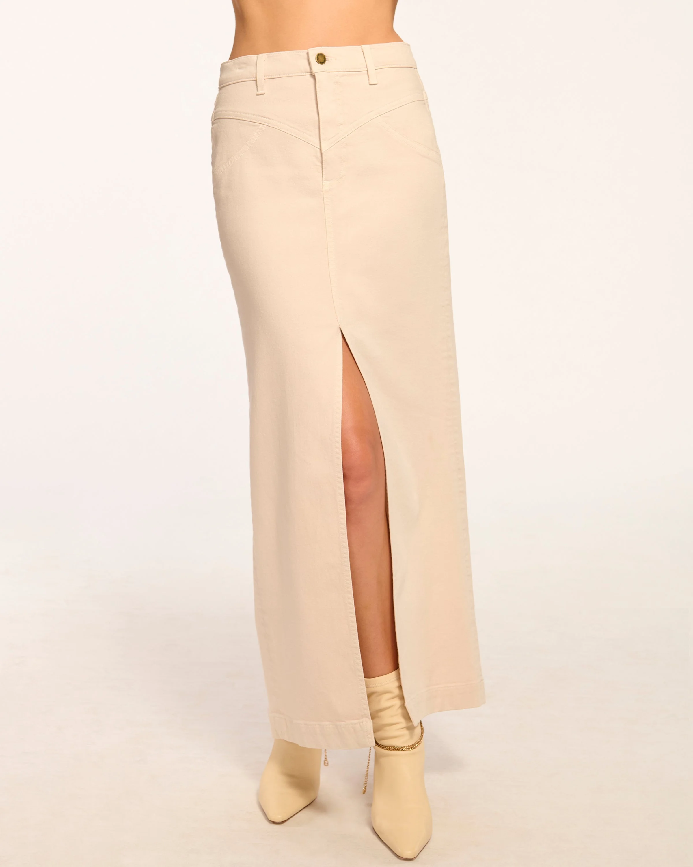 Xavier Denim Maxi Skirt - 1