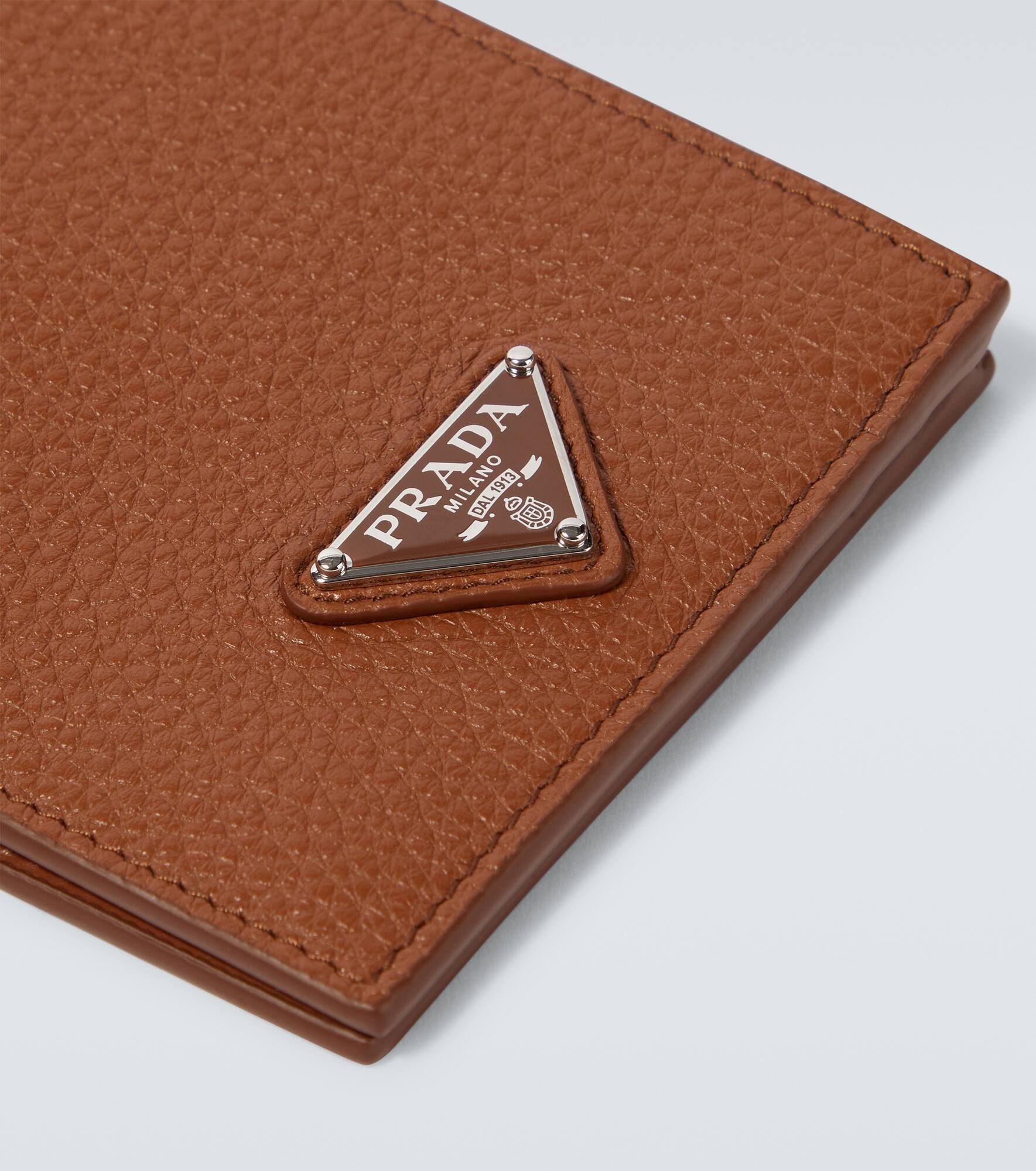 Logo leather wallet - 4