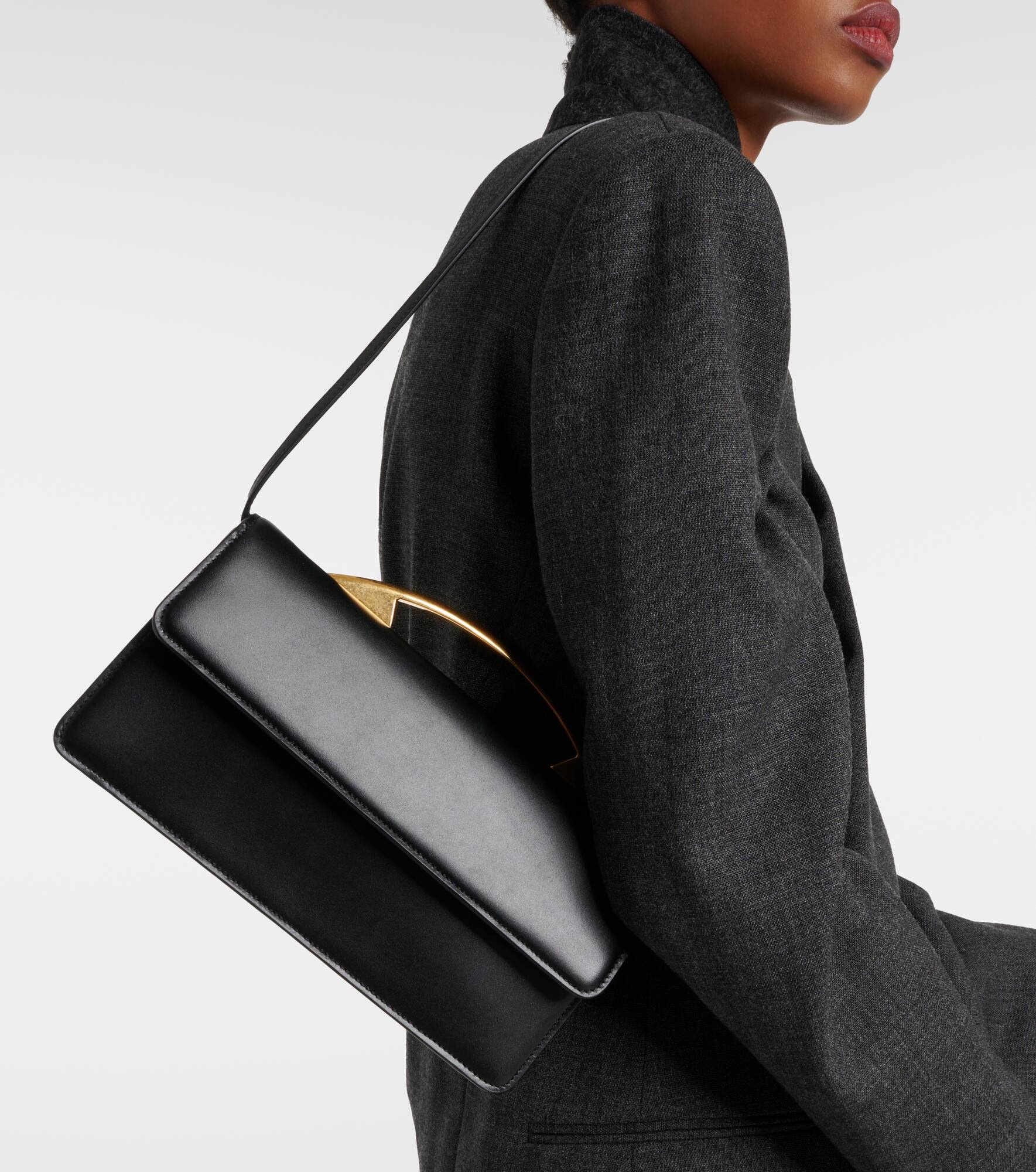Nia leather shoulder bag - 2