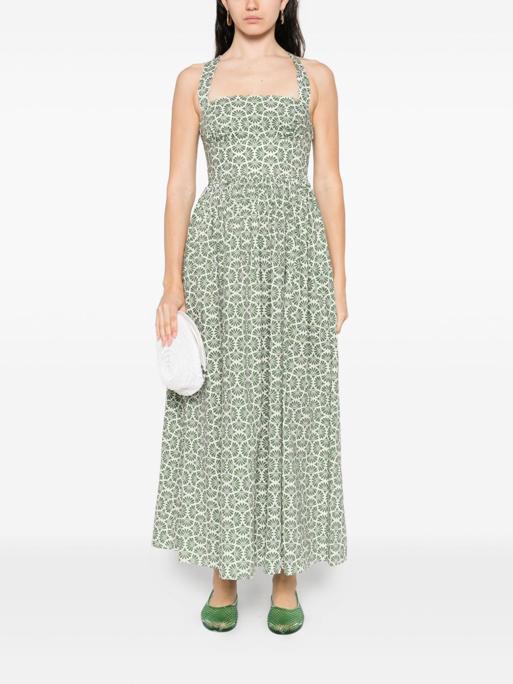 crossback midi dress - 2
