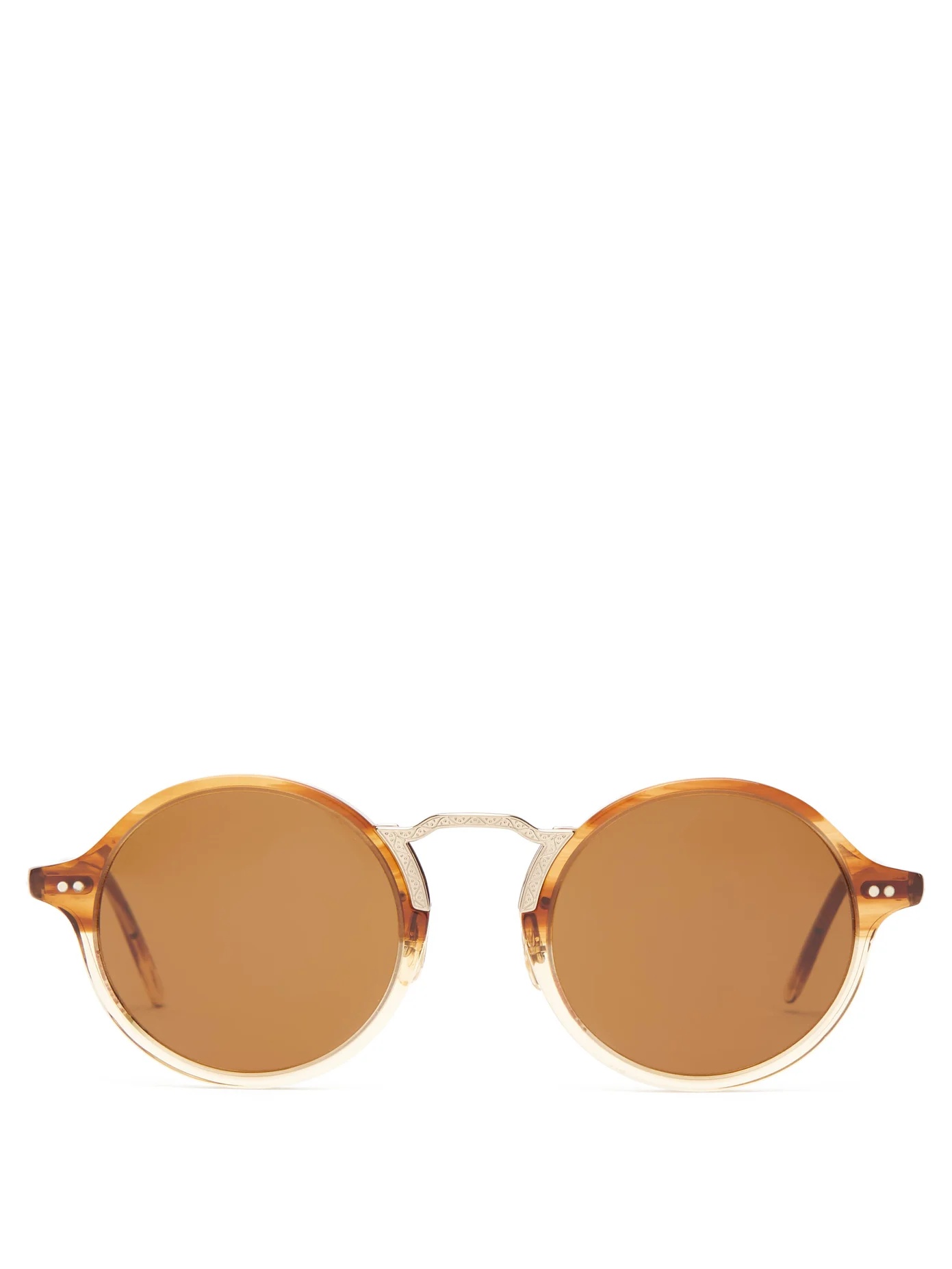 Kosa round tortoiseshell-acetate sunglasses - 1