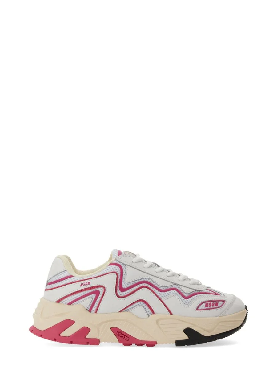 MSGM VORTEX SNEAKER WITH VIBRAM SOLE - 1