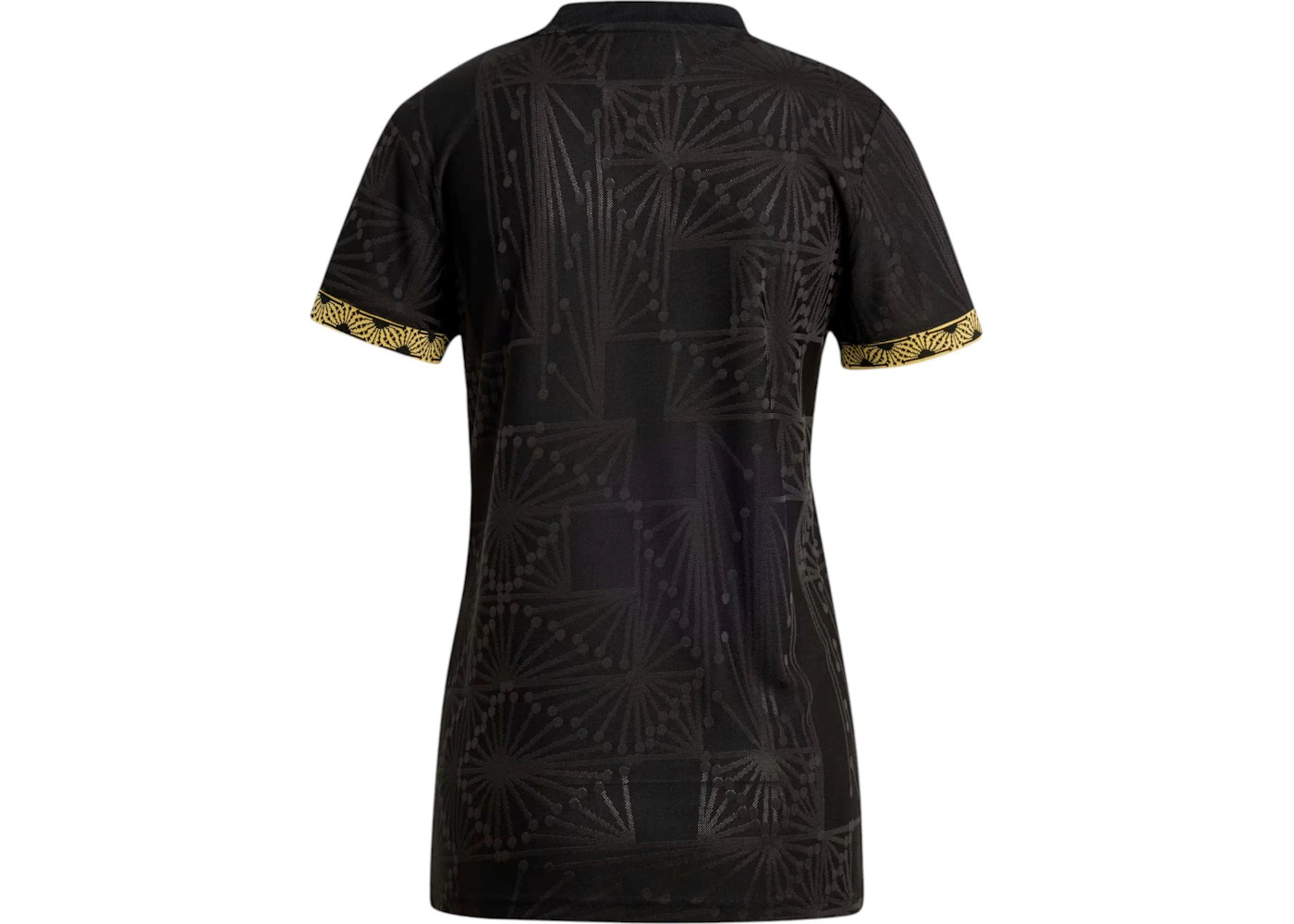 adidas Women's Mexico 25 Gold Jersey Black - 2