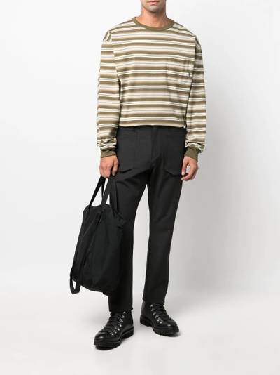 White Mountaineering double-pocket tapered trousers outlook