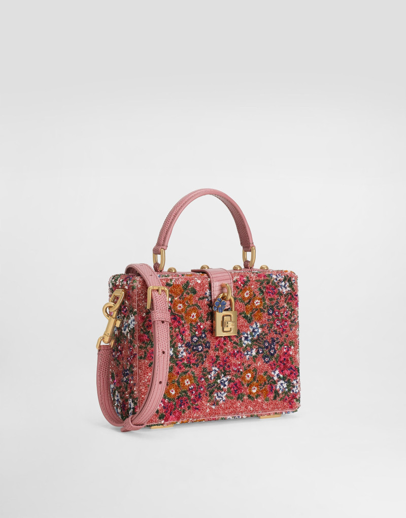 Dolce Box sequin embroidery handbag 3