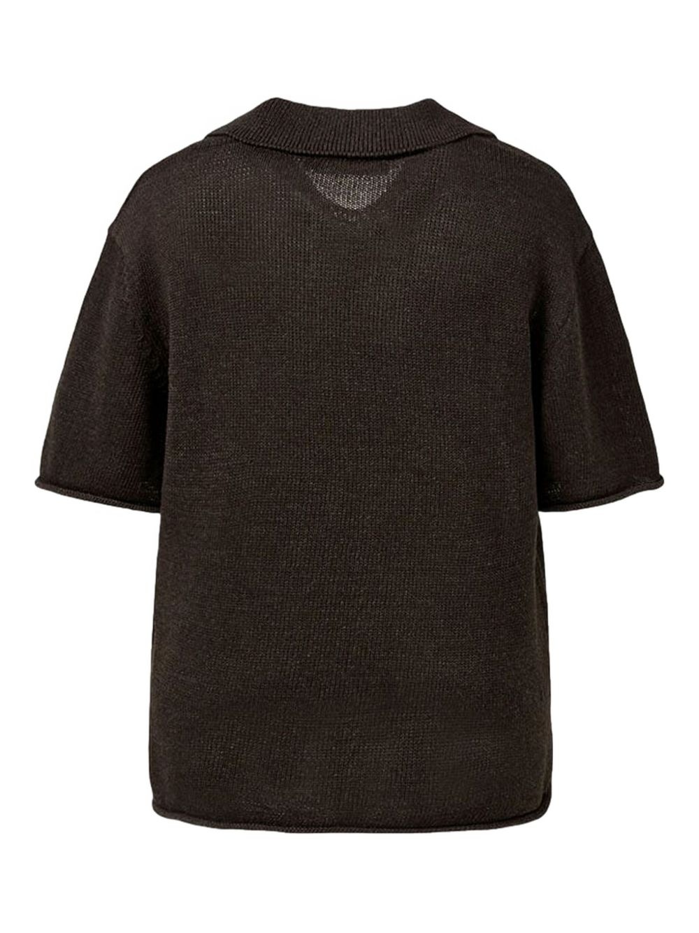 fine-knit polo shirt - 2
