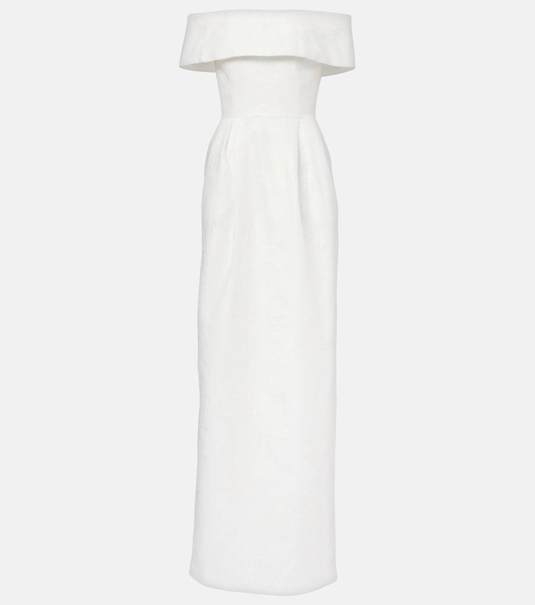 Antoinette off-shoulder jacquard maxi dress - 1