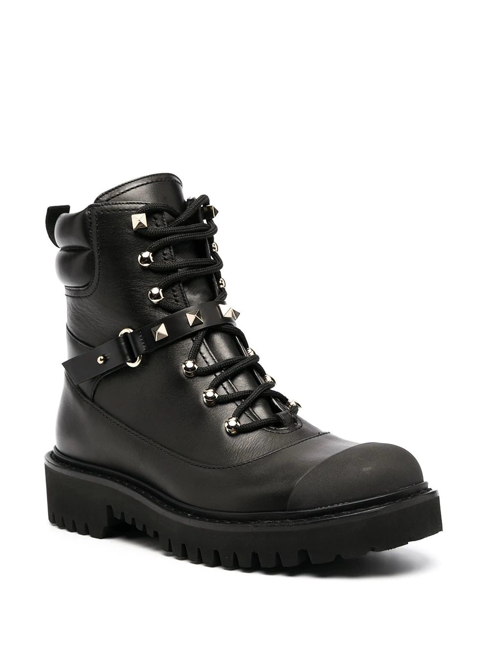 Rockstud combat boots - 2