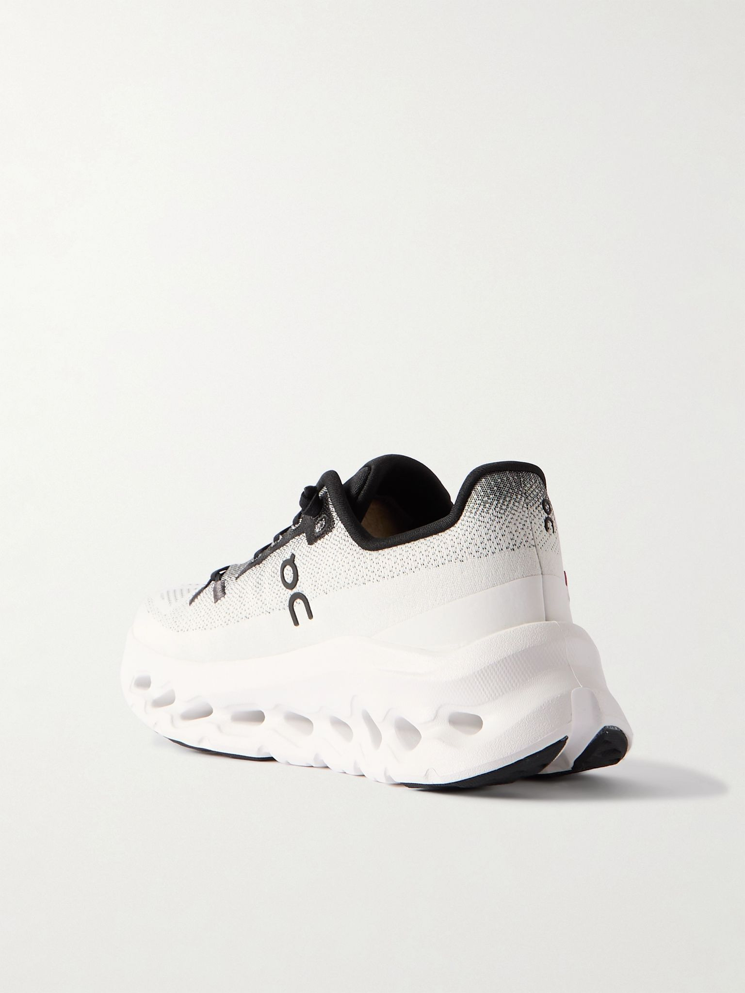 Cloudtilt stretch recycled-knit sneakers White - 3