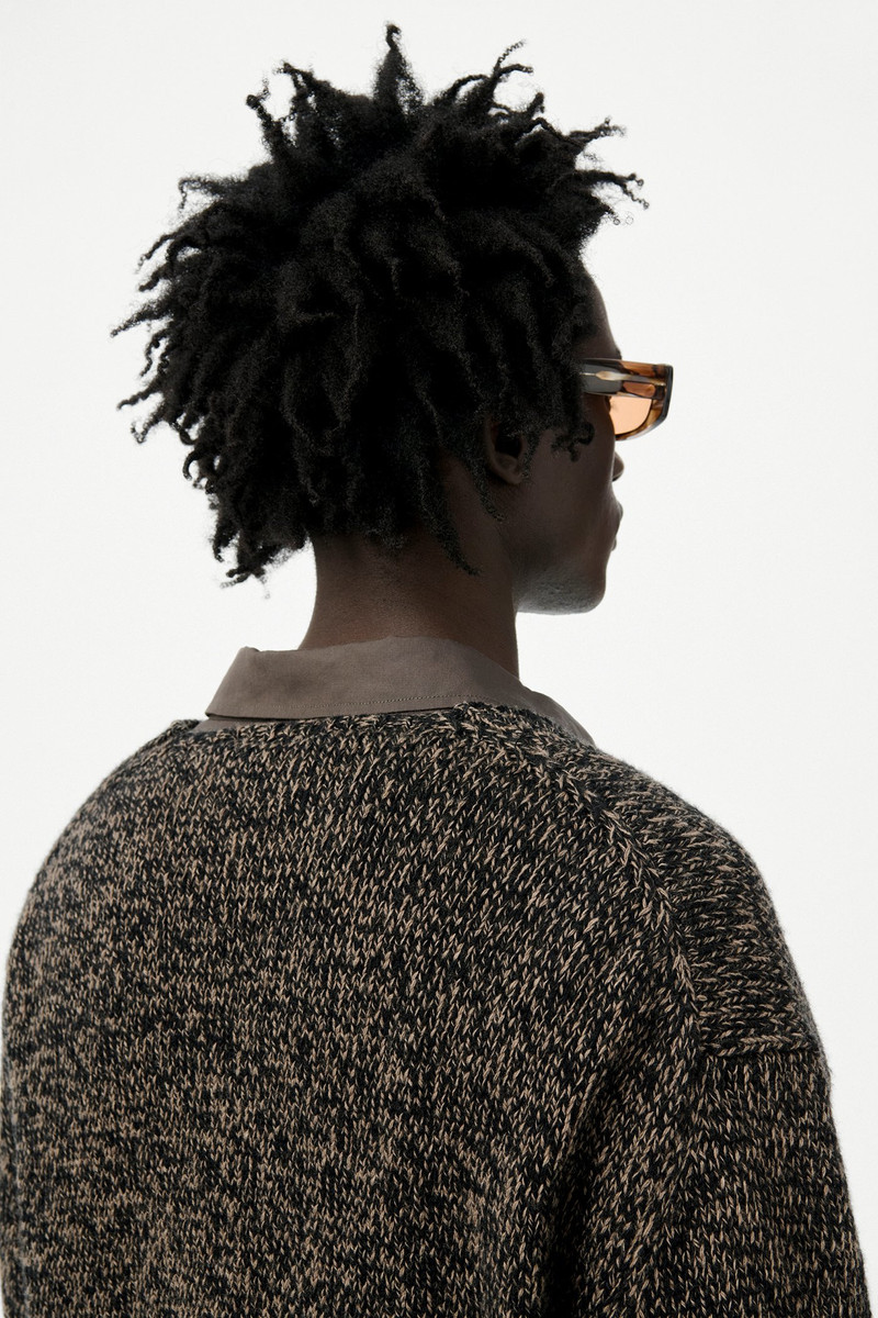 Our Legacy Academy Cardigan Bear Twist Mouline Wool 5
