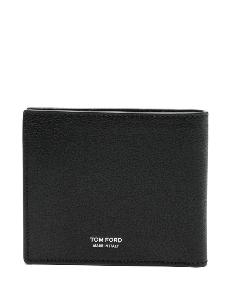 TOM FORD logo-print leather wallet outlook
