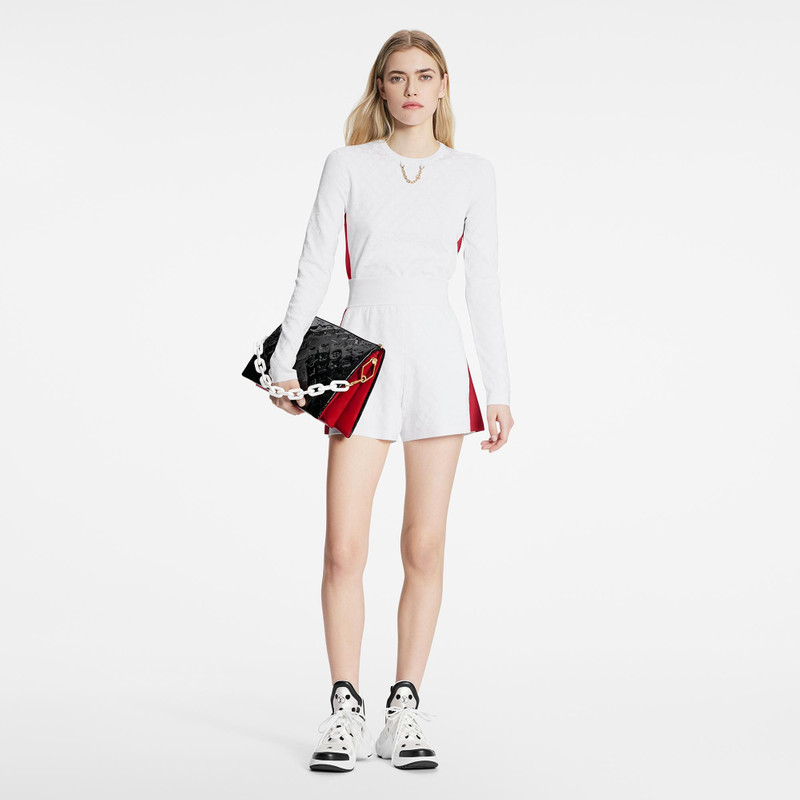 Embossed Monogram Knit Pullover 2