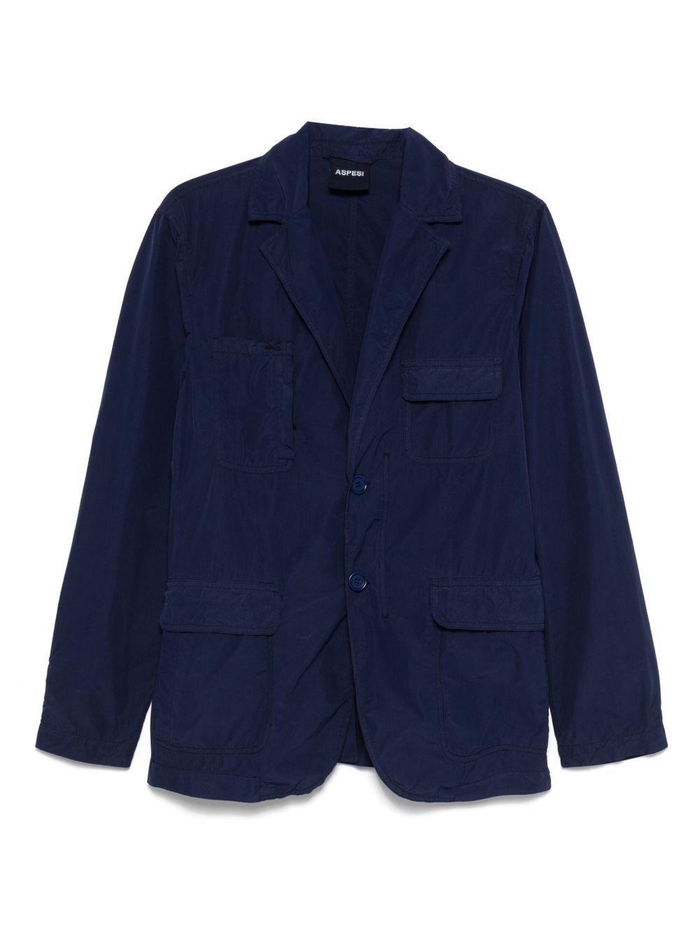 pocketed shirt jacket - 1