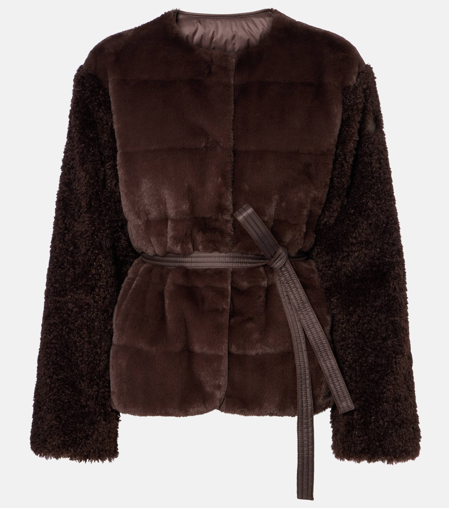 Jouillat faux-fur down jacket - 1