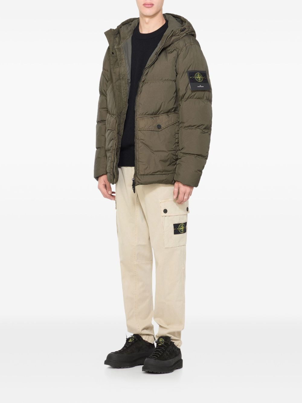 hooded padded jacket - 3