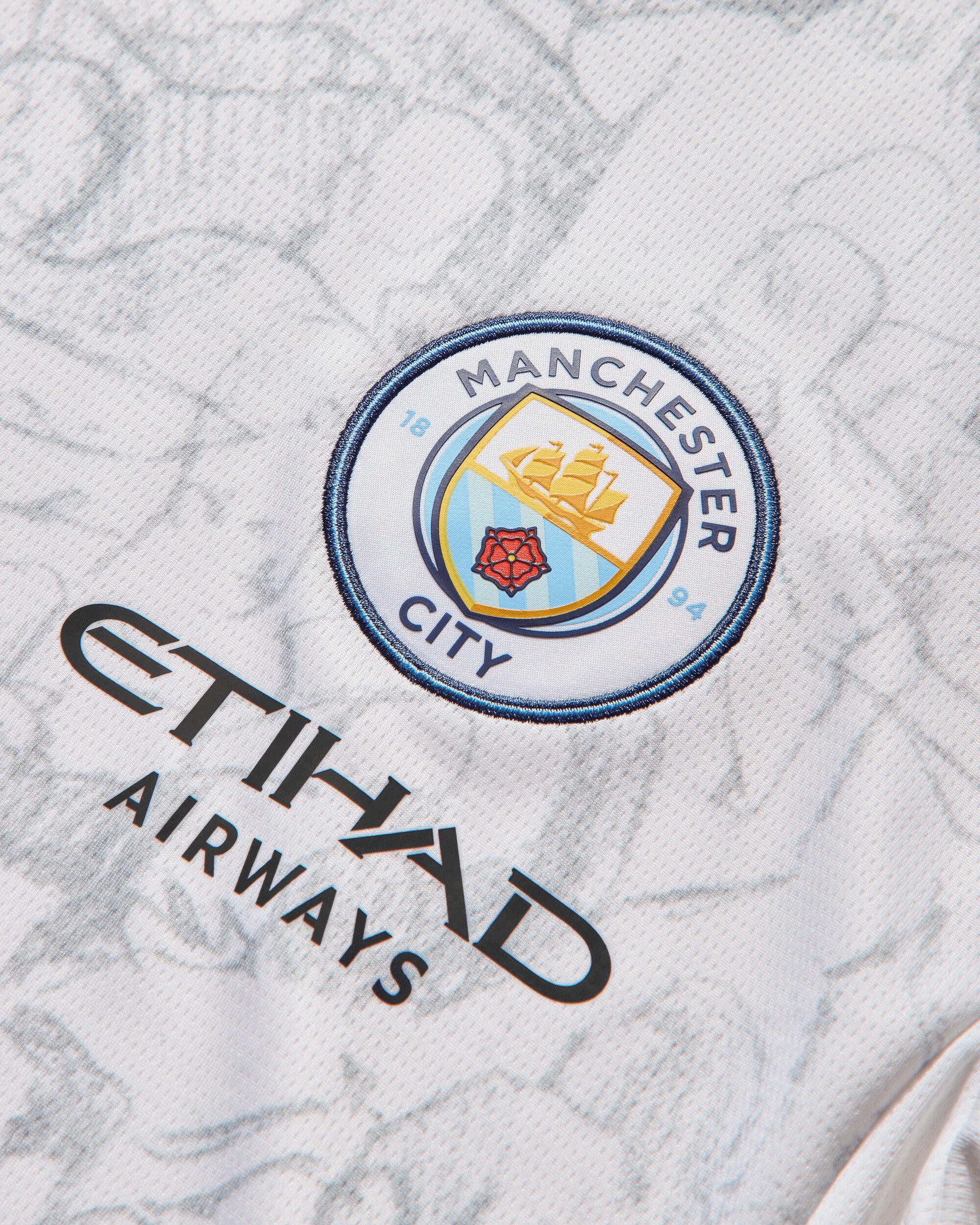 Men's KidSuper MANCHESTER CITY Jersey Replica White / Black - 4