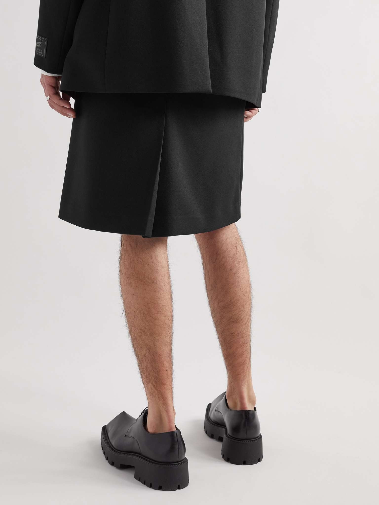 Pleated Recycled Canvas Skirt - 4