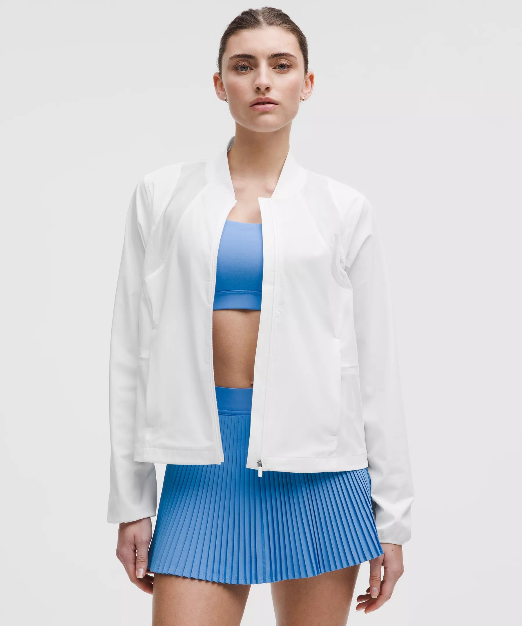 Mesh-Ventilated Tennis Jacket - 2