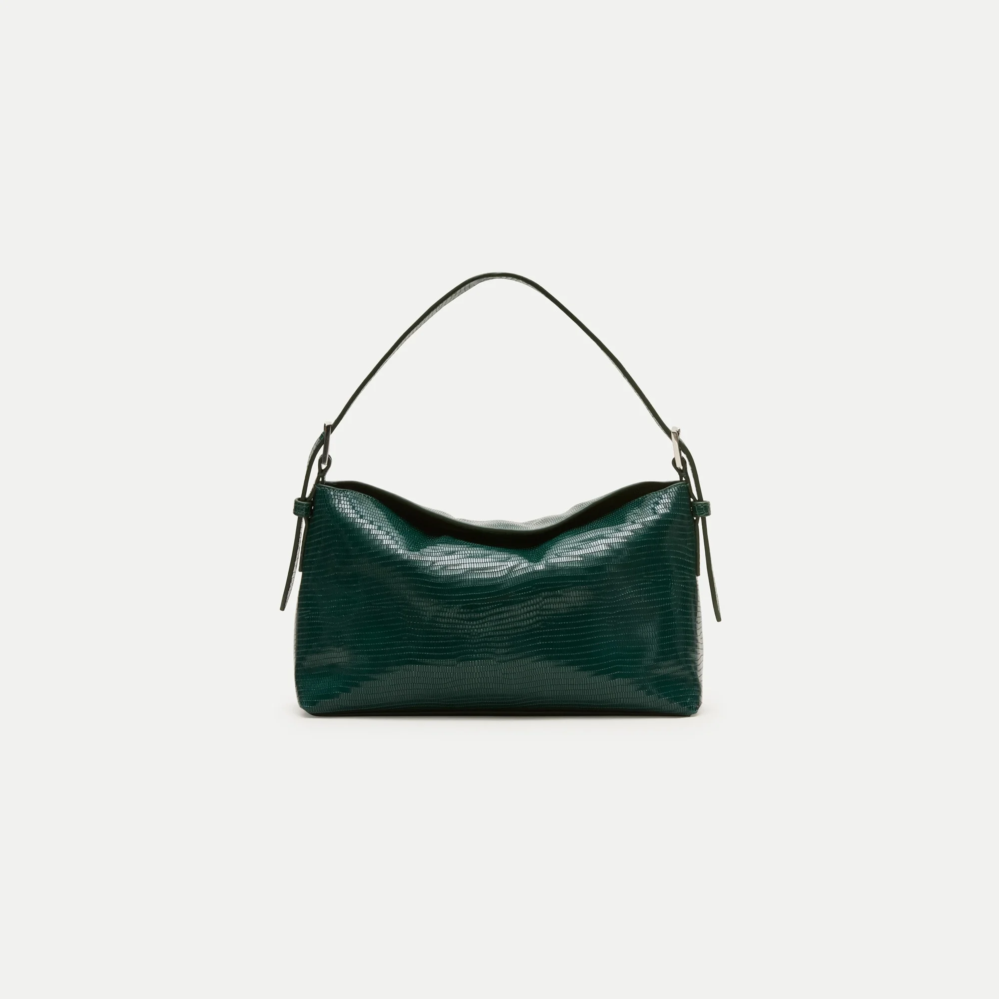 Berkeley small shoulder bag in lizard-embossed leather - 1