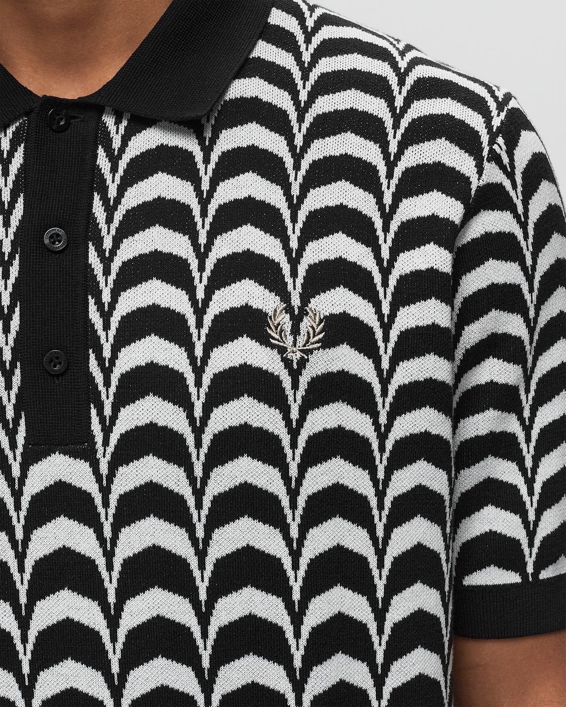 Fred Perry Jacquard Knitted Shirt | bstn | REVERSIBLE
