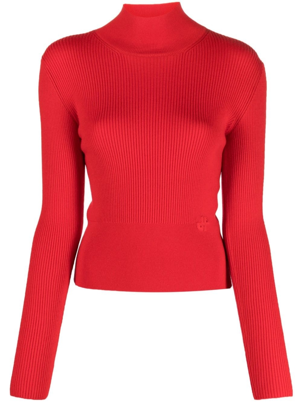 merino-blend mock-neck jumper - 1