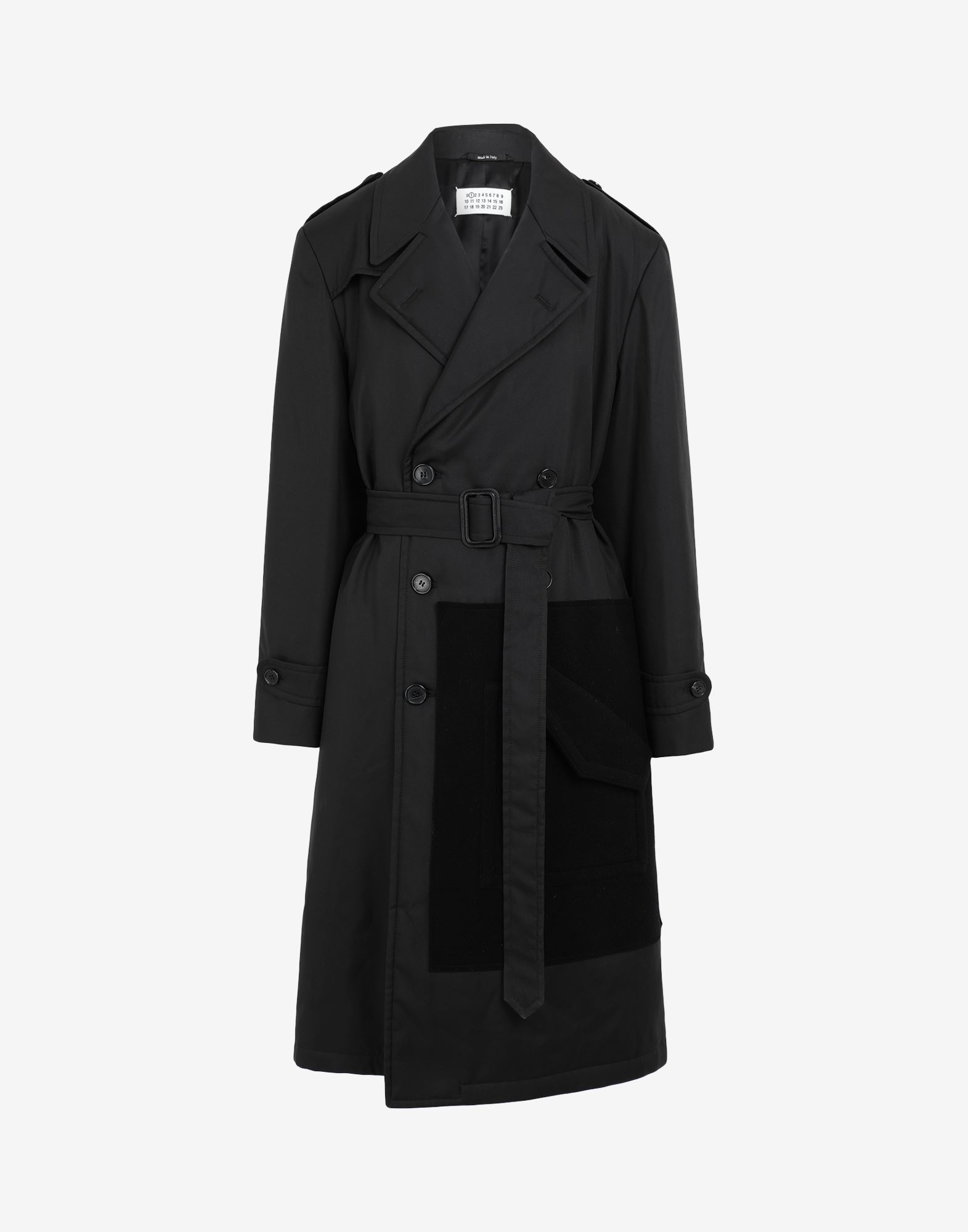 Trench Coat with Side Pocket - 1