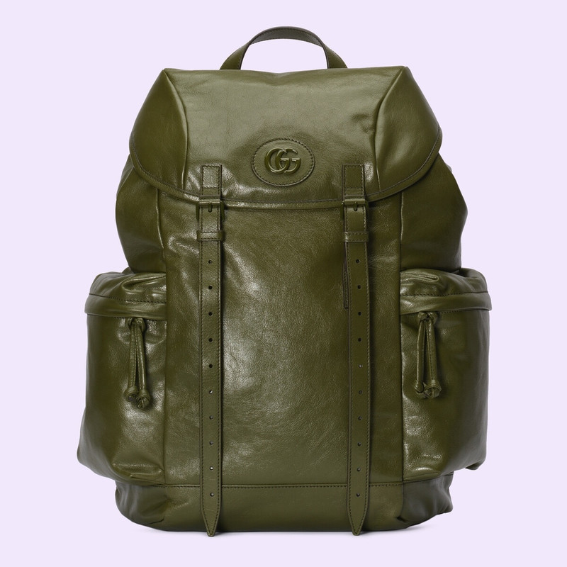 Backpack with tonal Double G 1