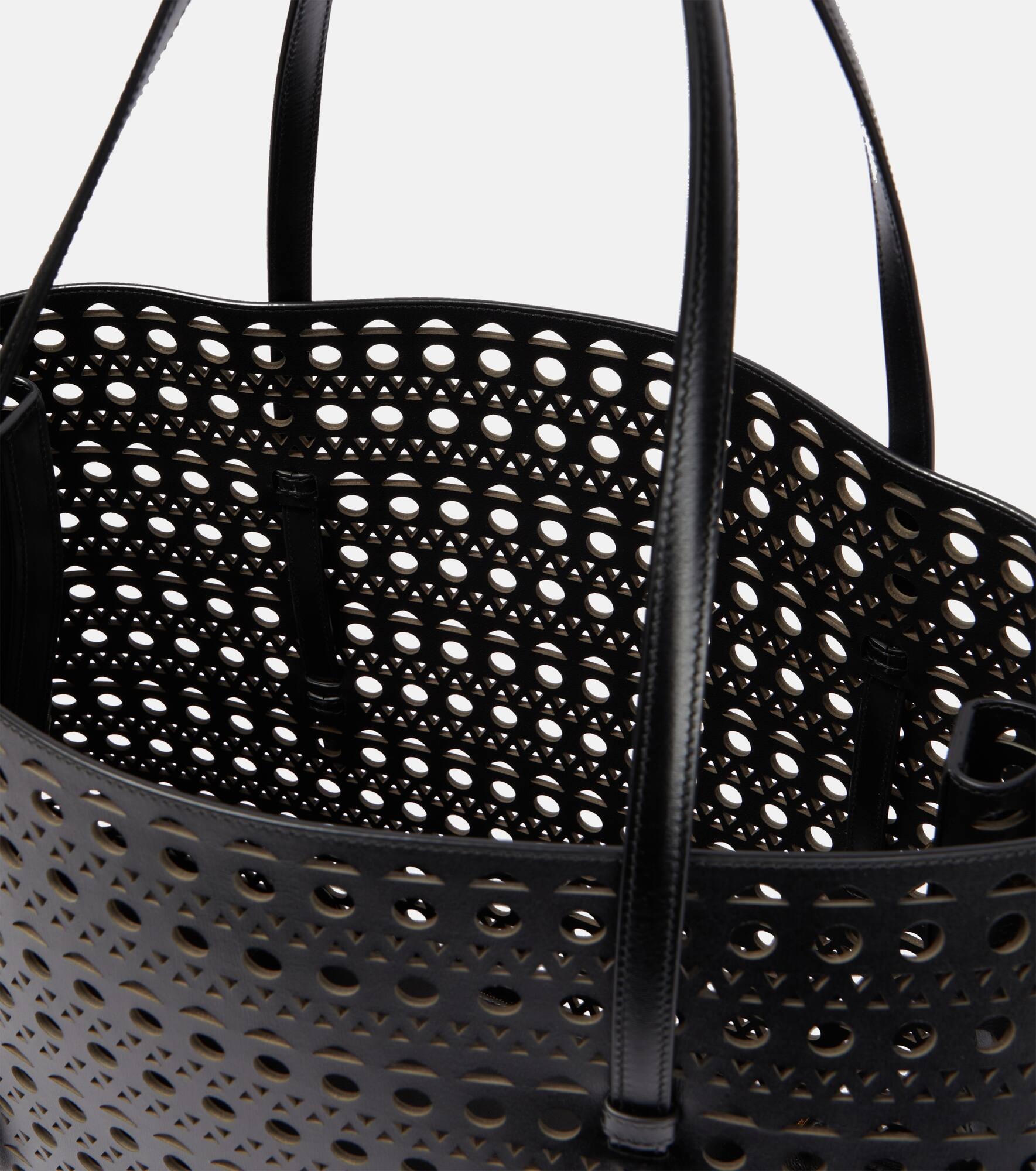 Mina 50 Large leather tote bag - 3