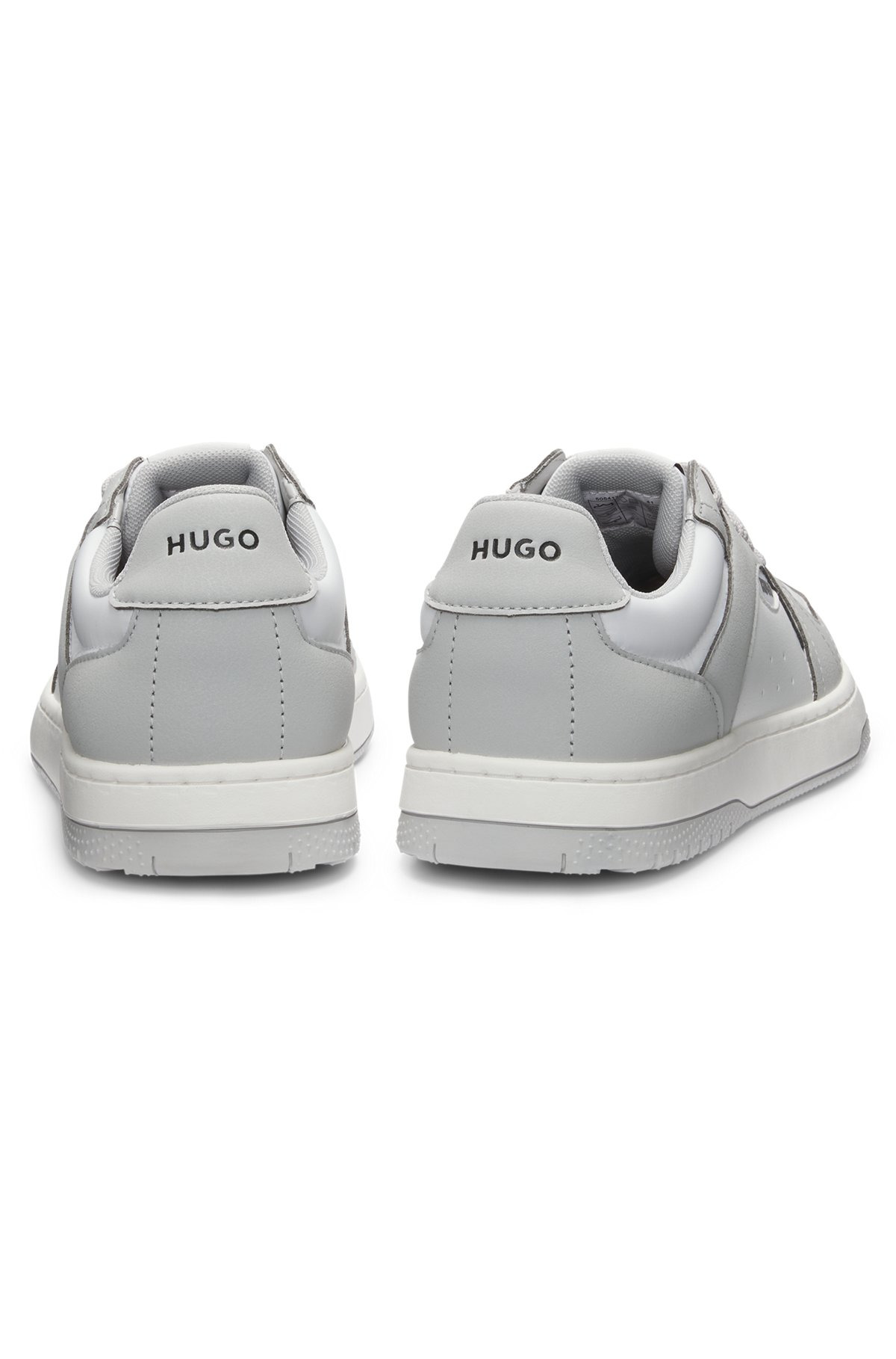 LOW-TOP TRAINERS WITH FAUX LEATHER - 5