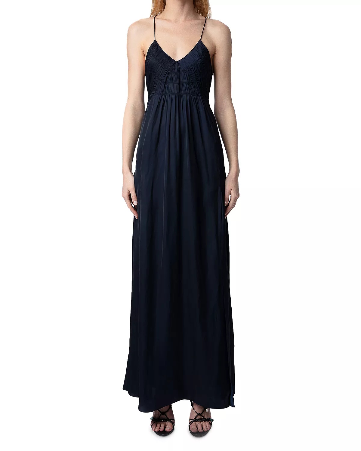 Rayonne Satin Maxi Dress - 7
