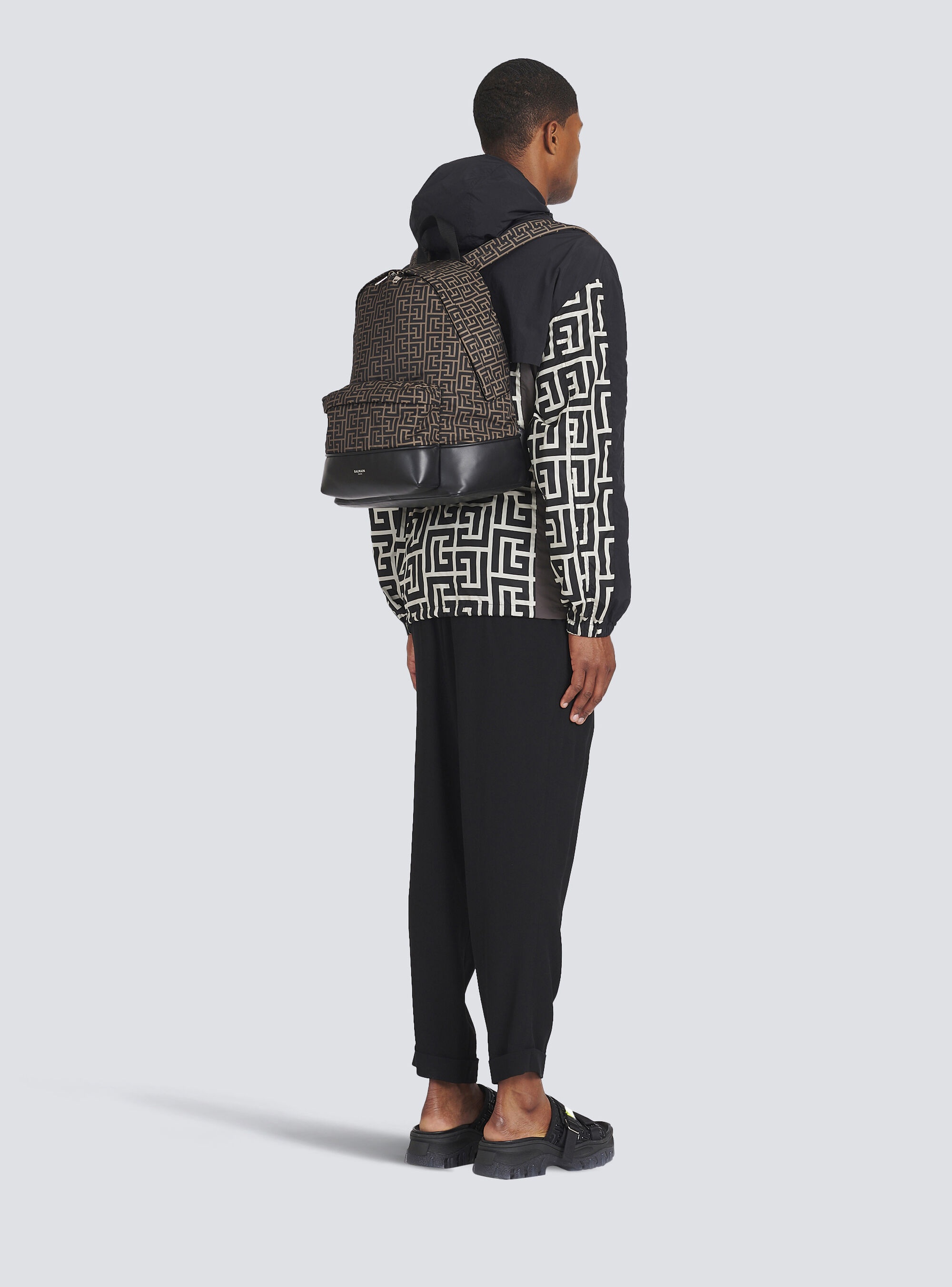 Bicolor  jacquard 1945 backpack - 8