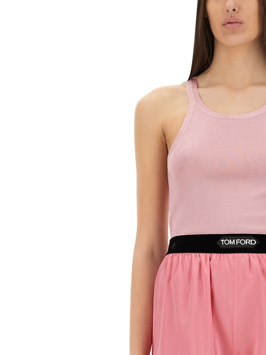 Tom Ford Women Silk Knit Tank Top - 4