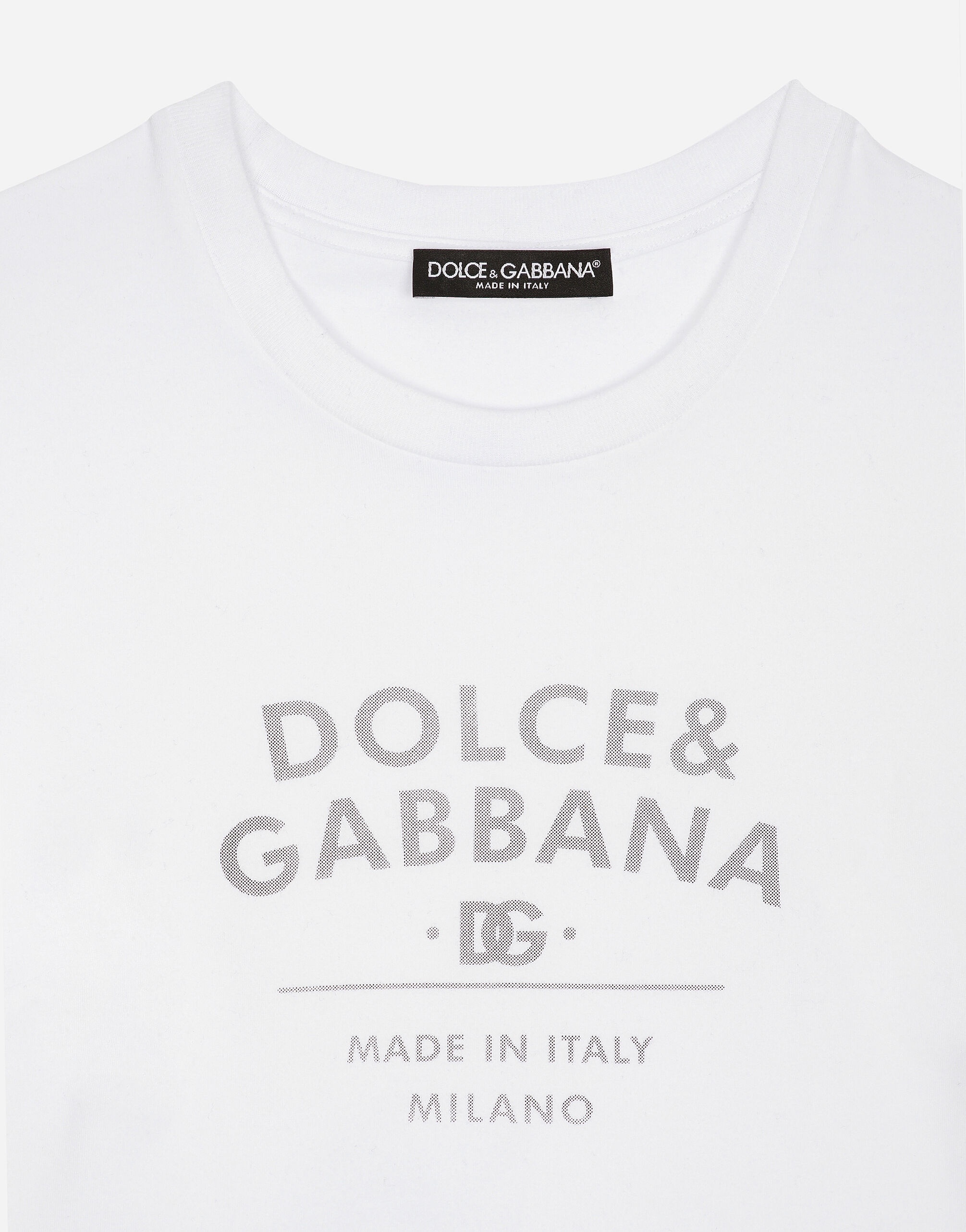 Jersey T-shirt with Dolce&Gabbana lettering - 3