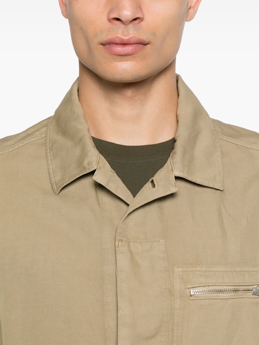 twill shirt jacket - 5