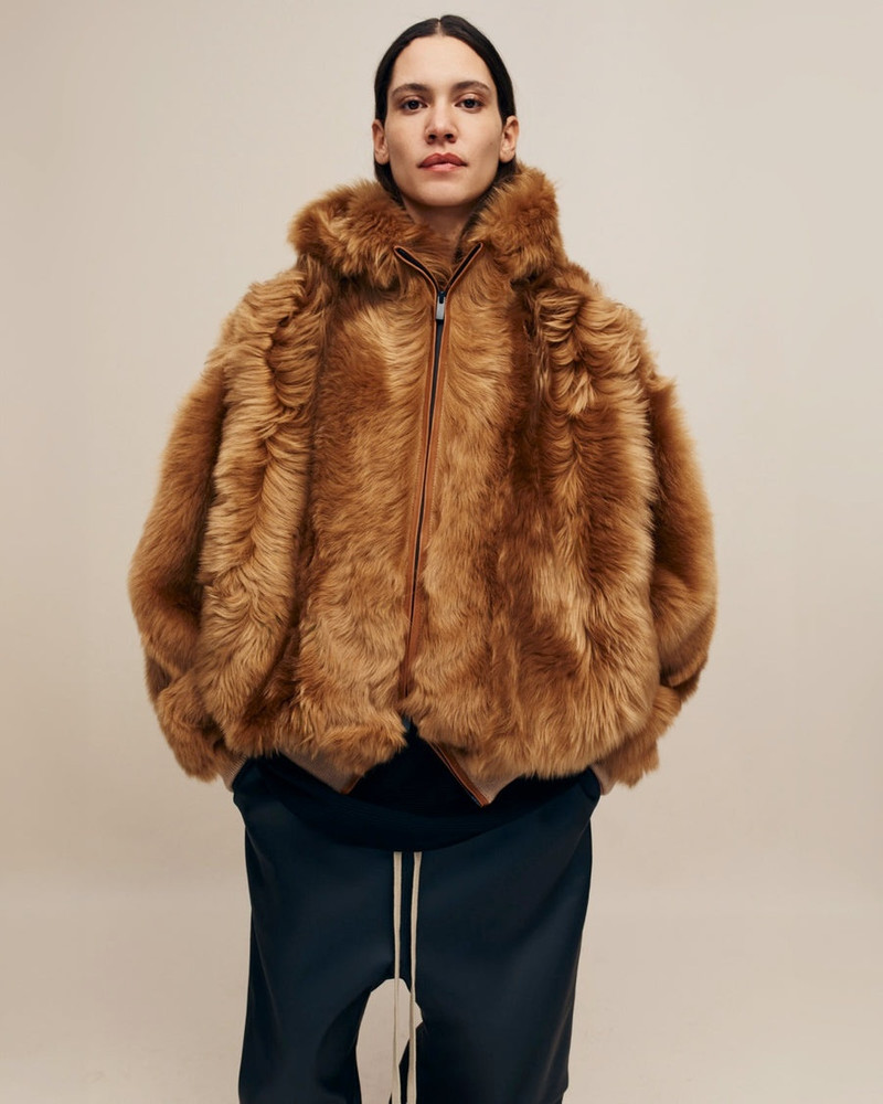 Fear of God Shearling Hooded Bomber outlook