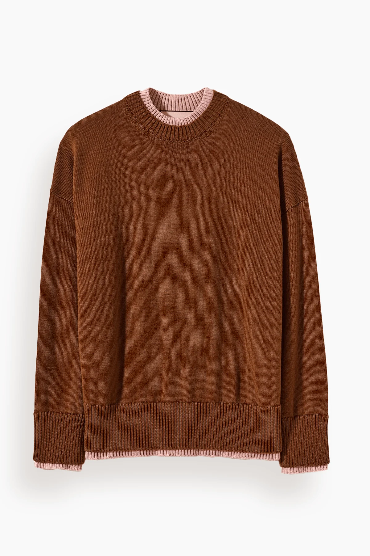 Sweater in Brown Pink - 1