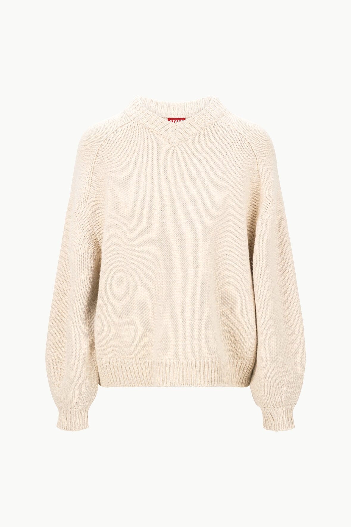 STAUD WILSON SWEATER OATMEAL - 1