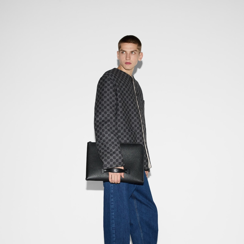 Medium business case with Gucci logo 3