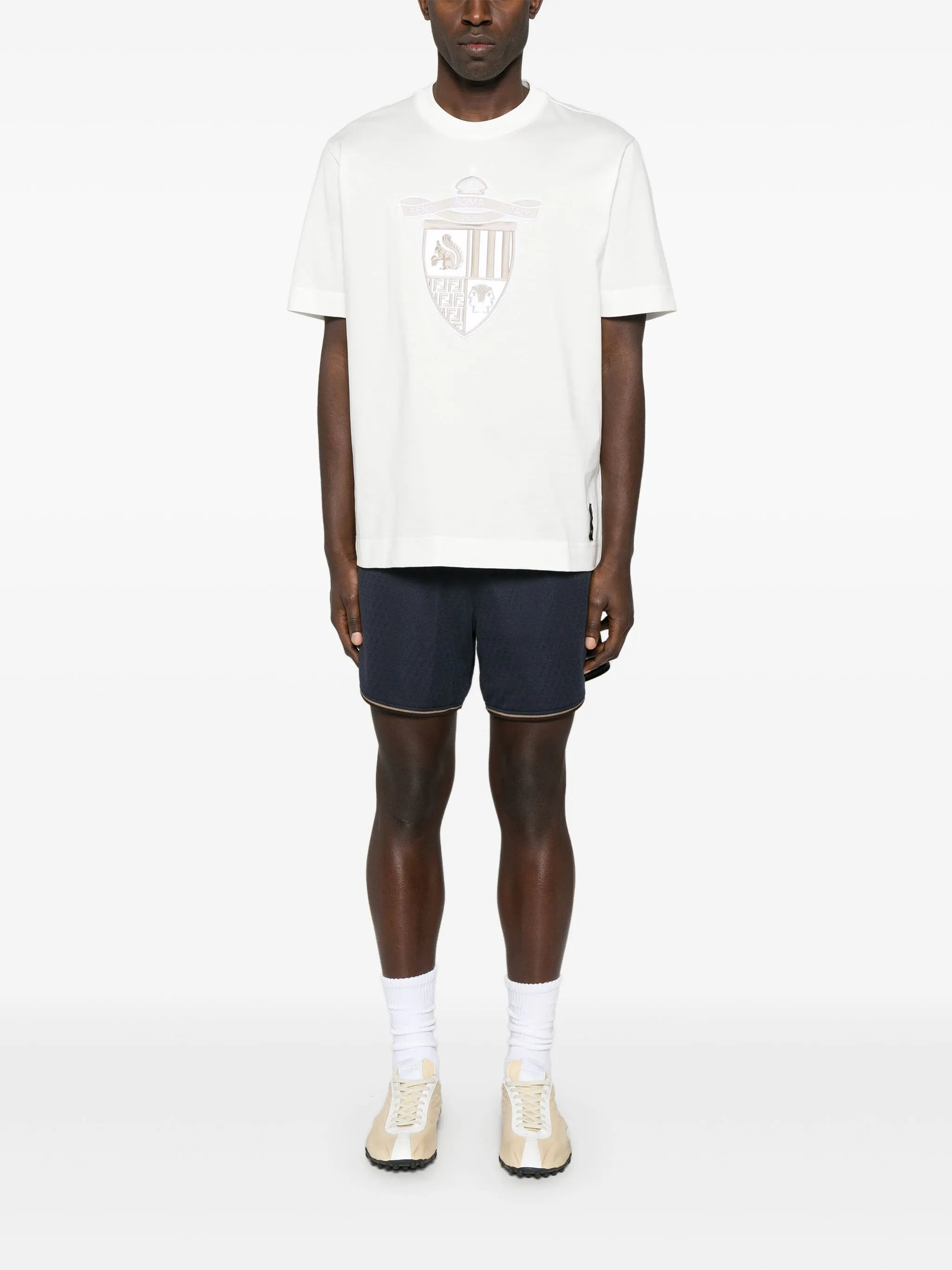 FF-jacquard shorts - 2