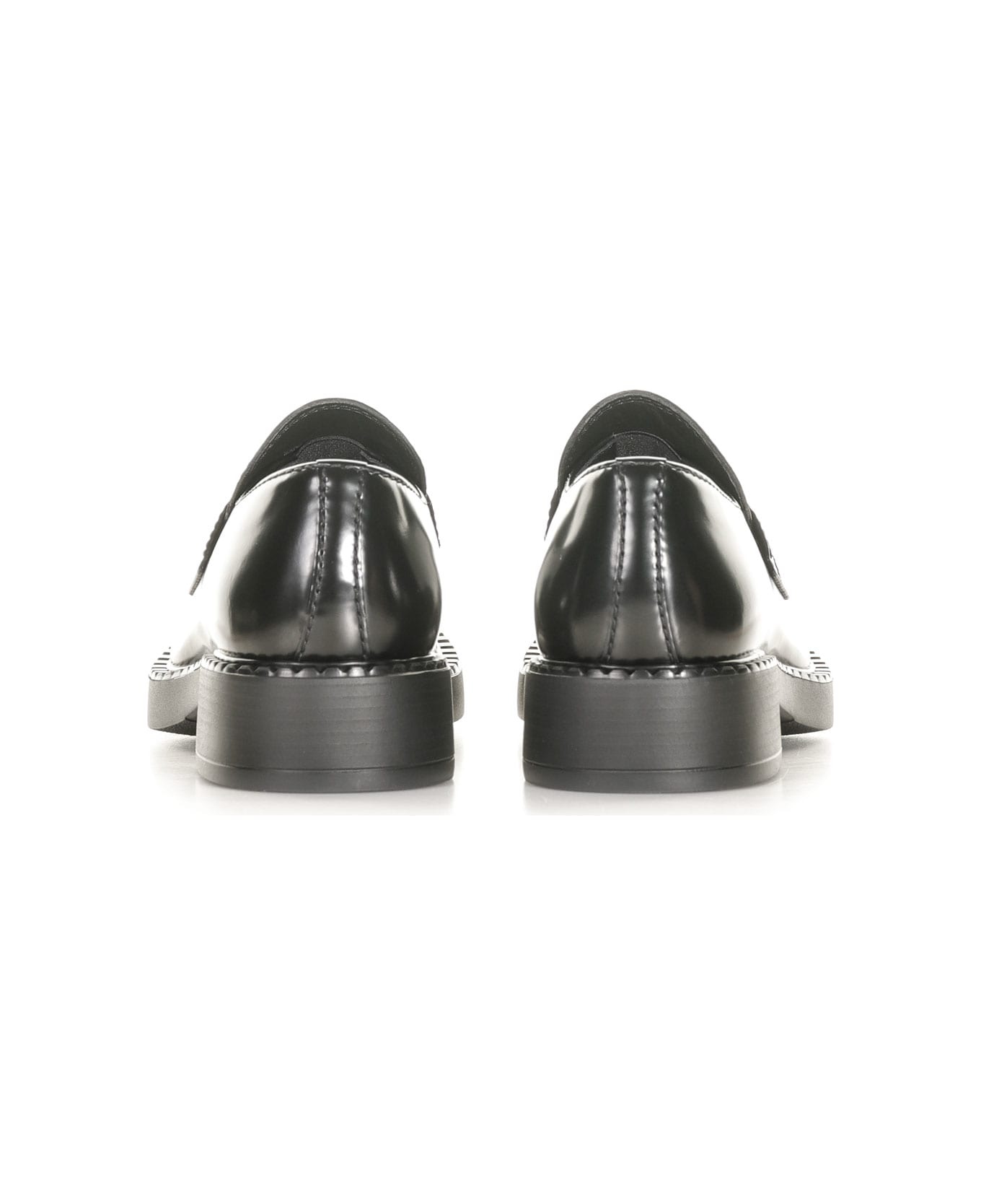 Chocolate Loafers In Brushed Leather - 3