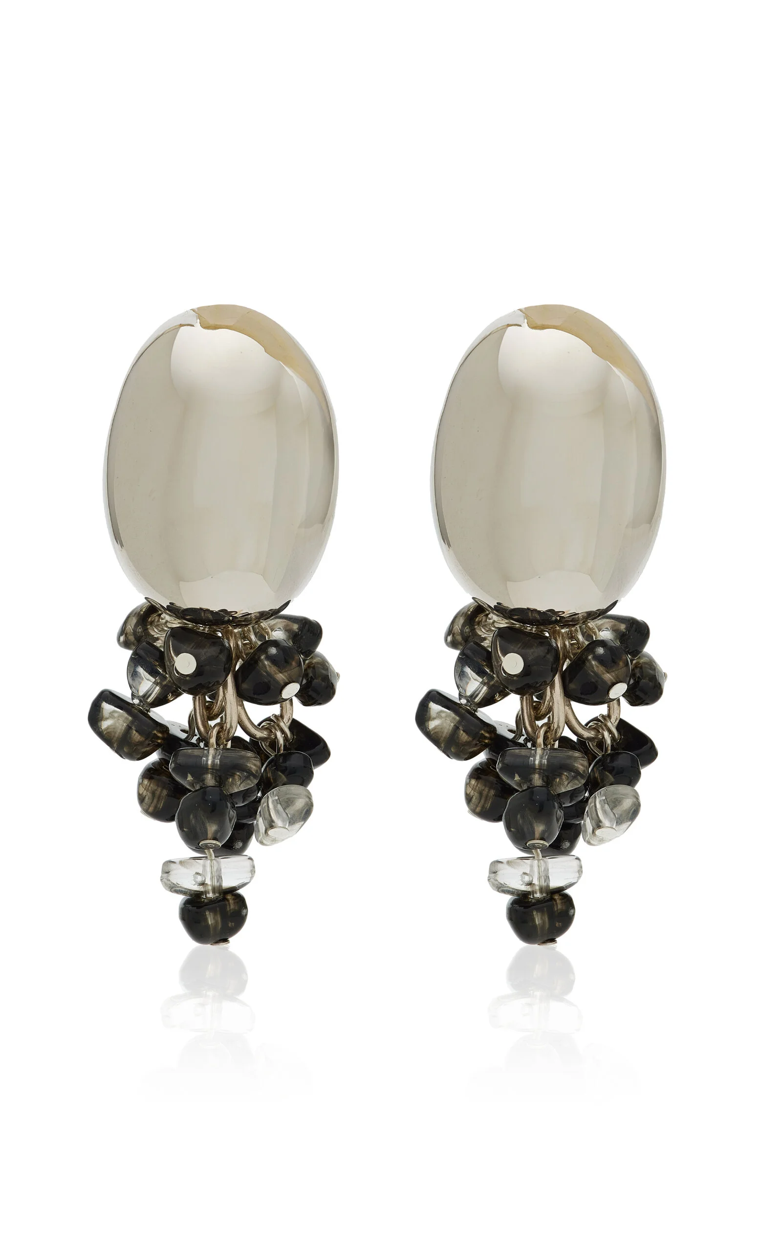 The Goji Earrings With Dangling Stones black - 1