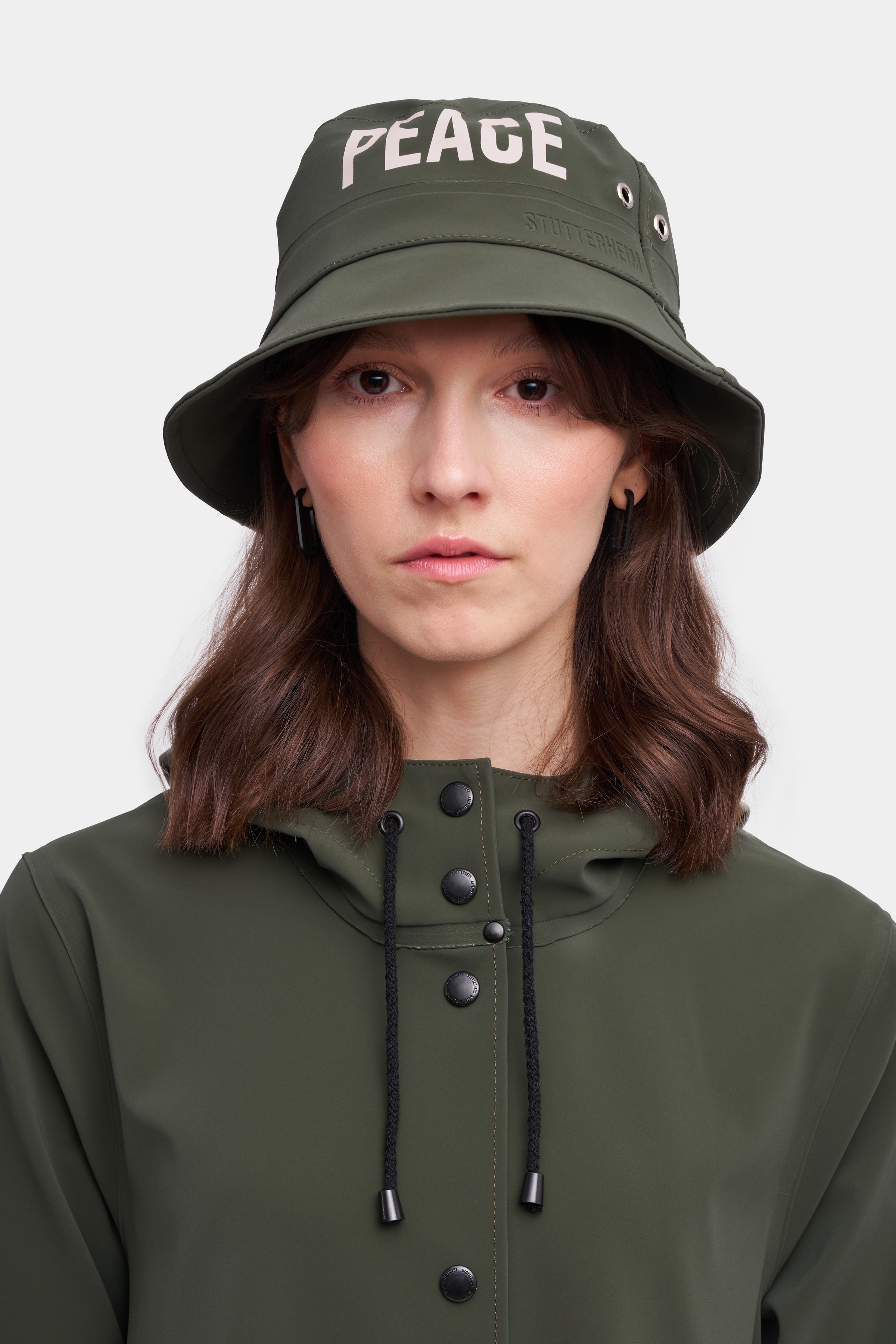 Beckholmen Matte Bucket Hat Dark Green - 4