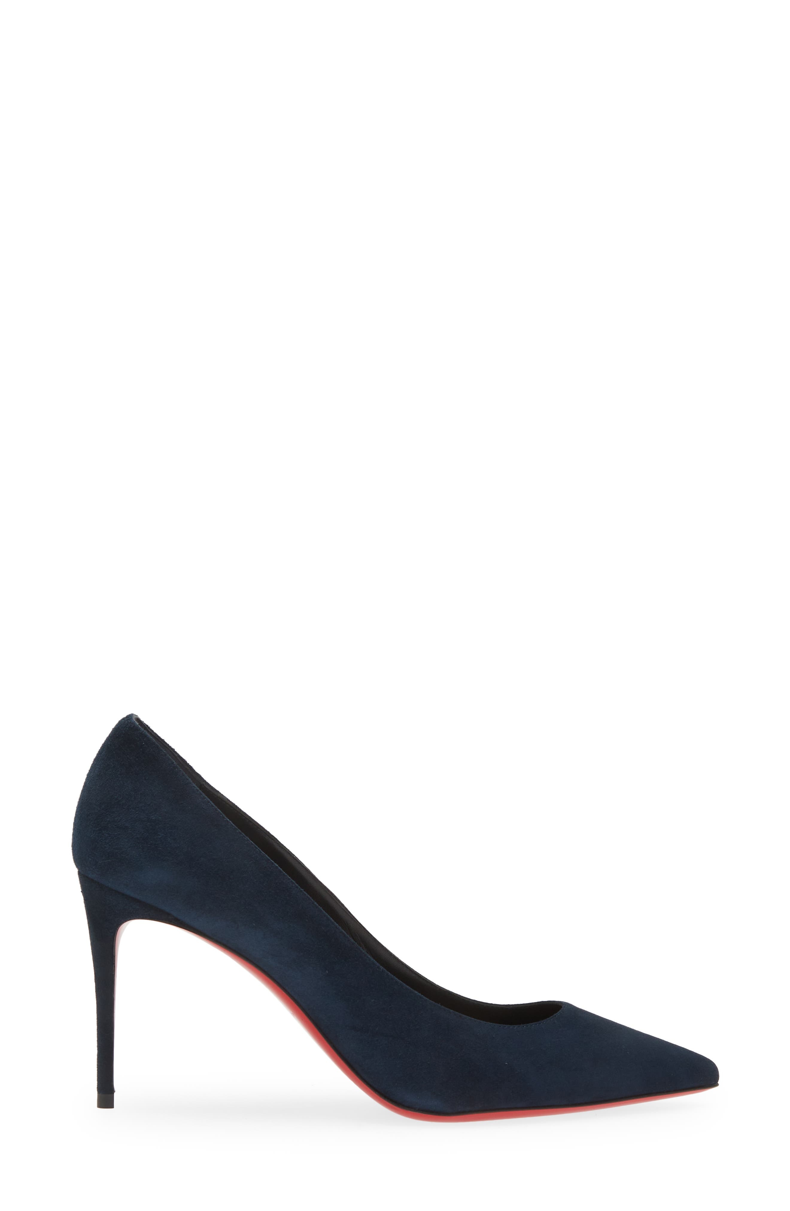 Christian Louboutin Kate Suede Pointed Toe Pump in Marine at Nordstrom - 3