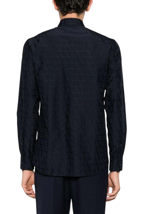 TOILE ICONOGRAPHE JACQUARD STRAIGHT HEM SHIRT - 4