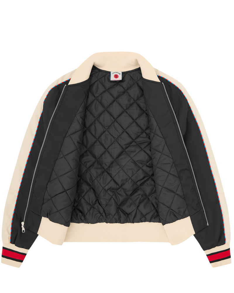RUNNING DOG SATIN BOMBER JACKET 3