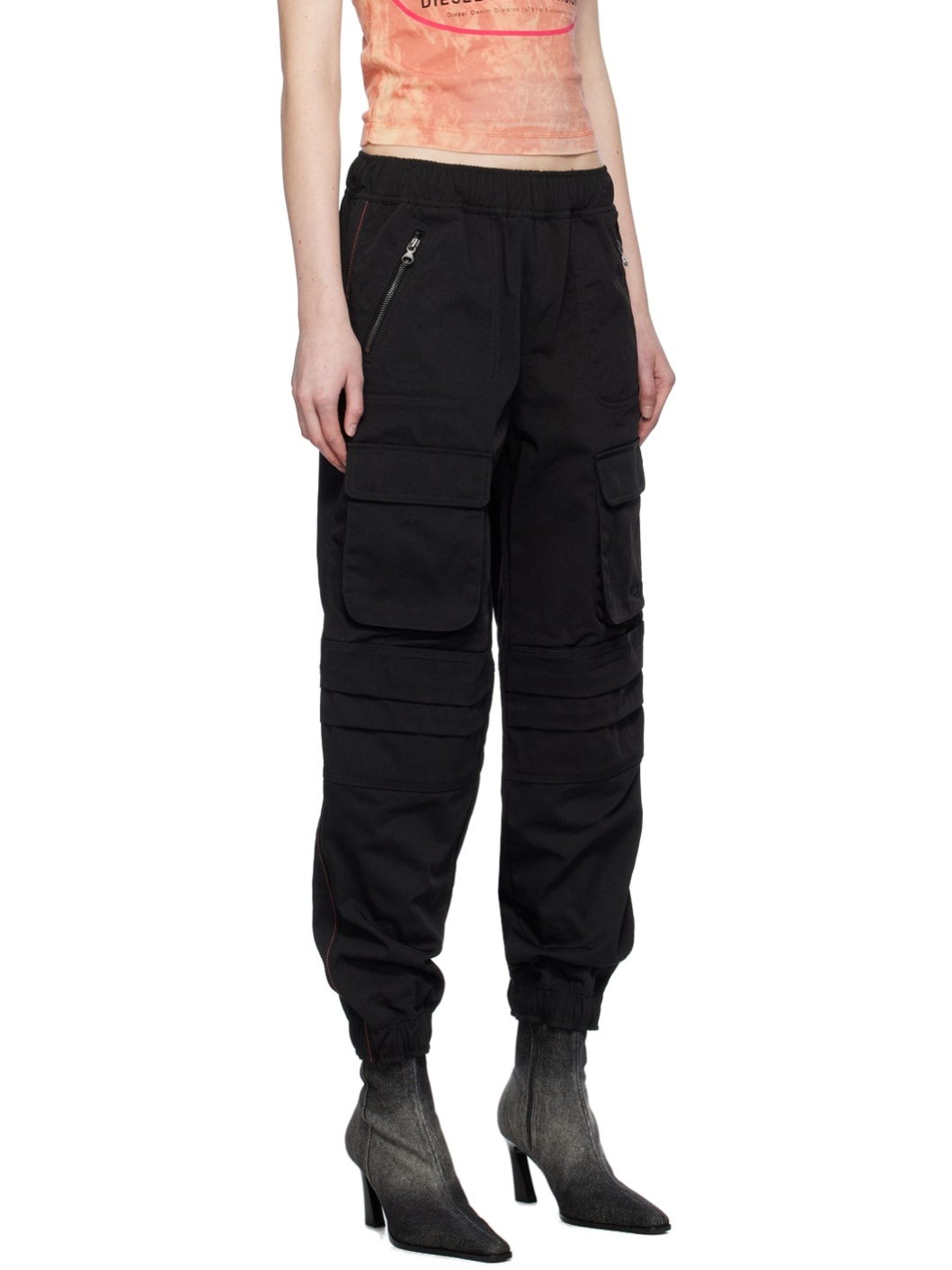 Black P-Mirt Trousers - 2