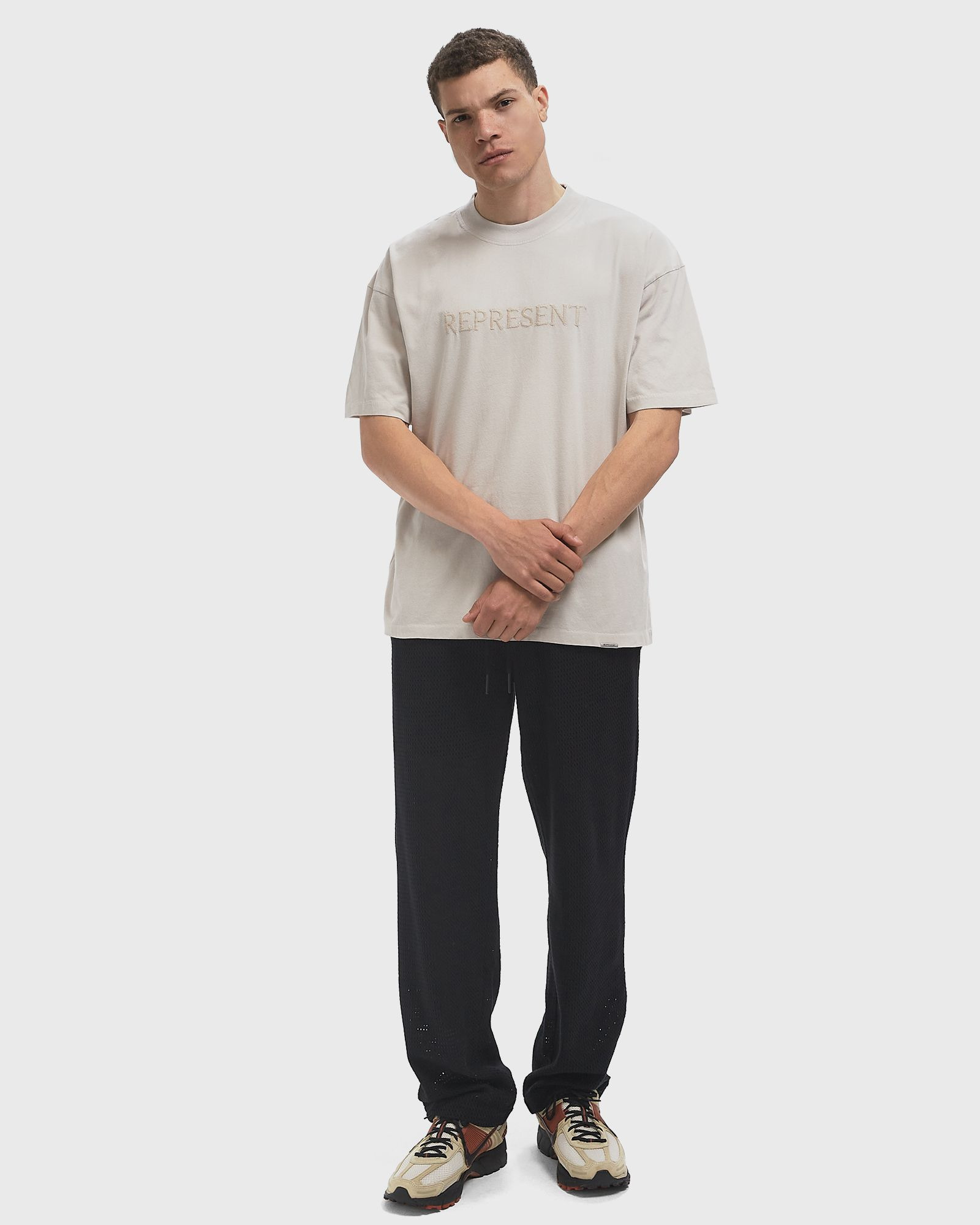 Embroidered Serif Logo T-Shirt - 2