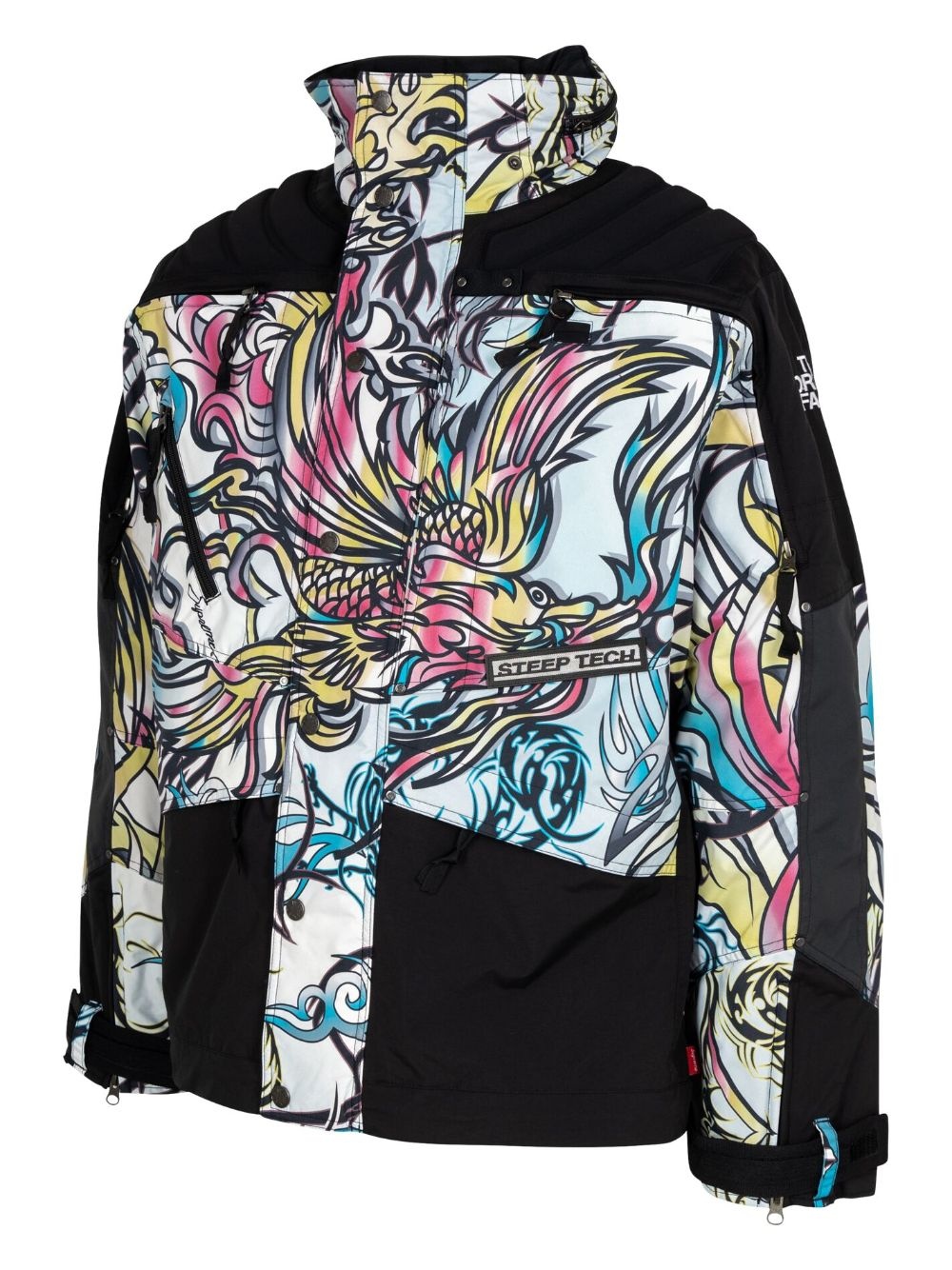 Supreme x The North Face Steep Tech Multicolor Dragon Apogee jacket REVERSIBLE