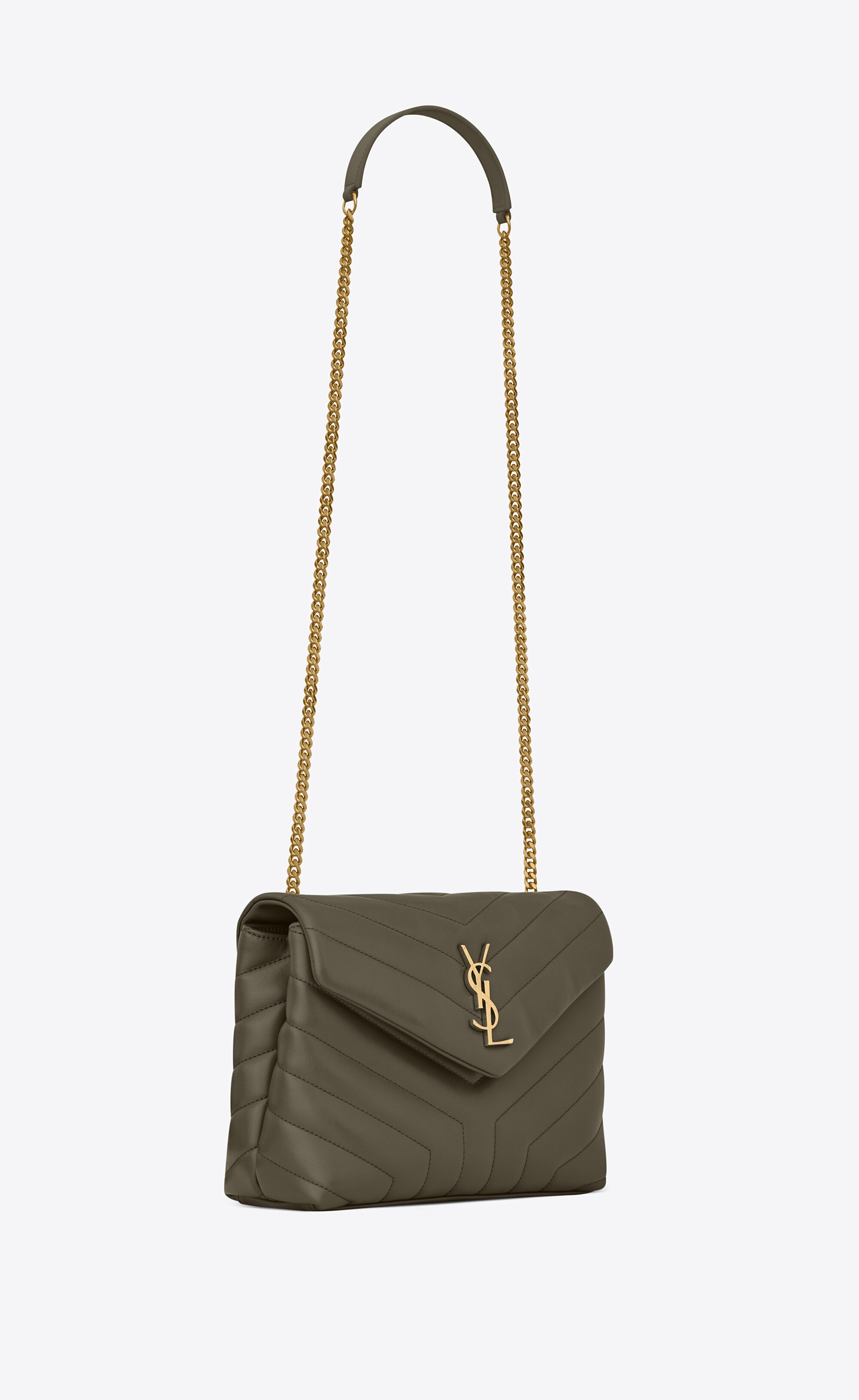 loulou small bag in matelassé “y” leather - 7