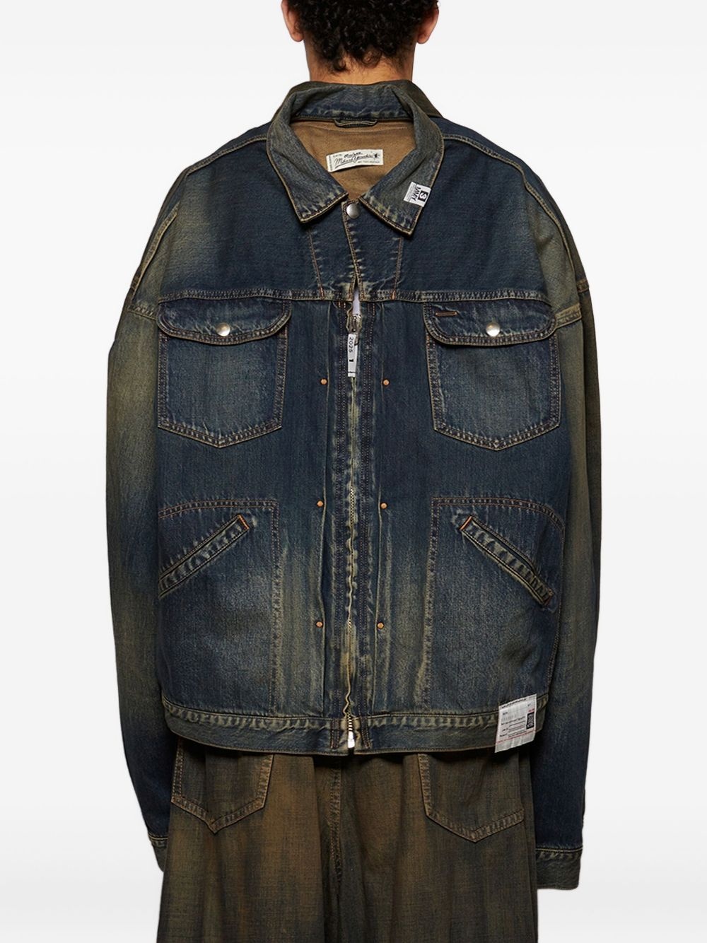 Both Sides Front denim jacket - 5